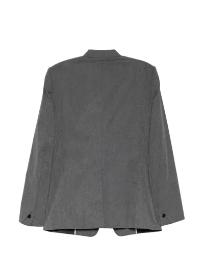 Deepti Reflective Button-up Blazer In Multi