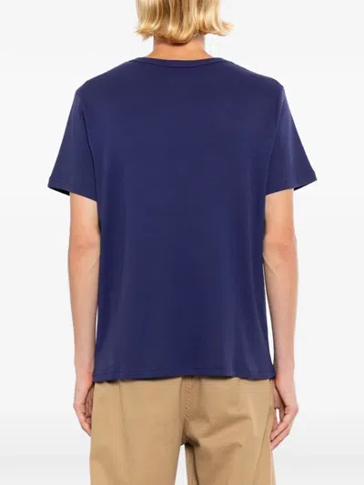 A.p.c. A. P.c. Crew-neck Logo-print T-shirt In Animal Print