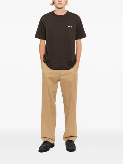A.p.c. Vpc T-shirt In Brown
