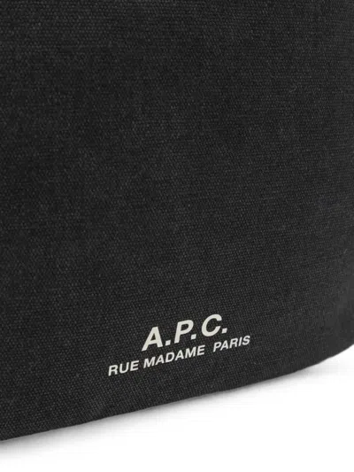 A.p.c. Journal Messenger Bag In Black