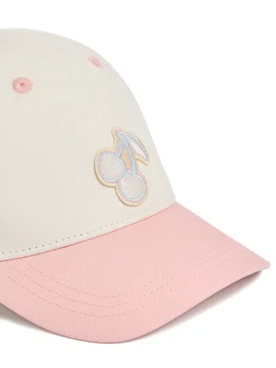 Bonpoint Arnold Cherry-patch Baseball Cap In White