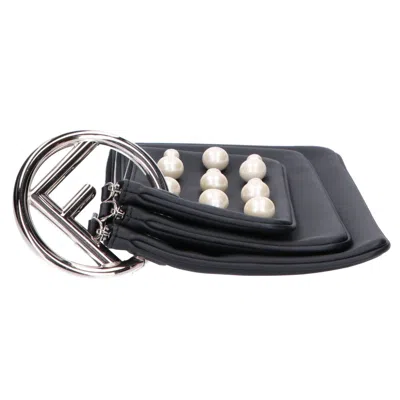 Pre-owned Fendi Black Leather Clutch Bag Pouch ()