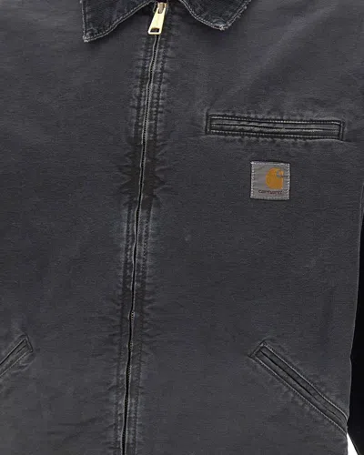 Carhartt Detroit Jacket Cotton Bradento Jackets Black In Multi