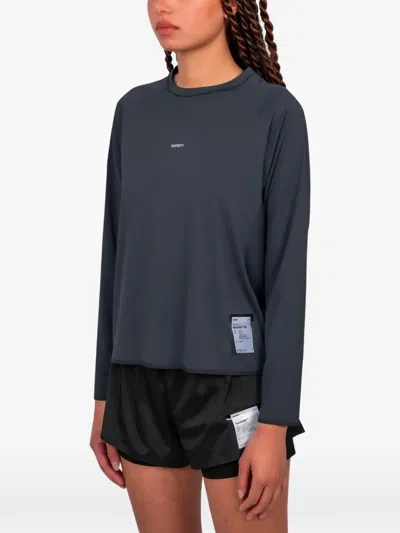 Satisfy Long-sleeve T-shirt In Blue