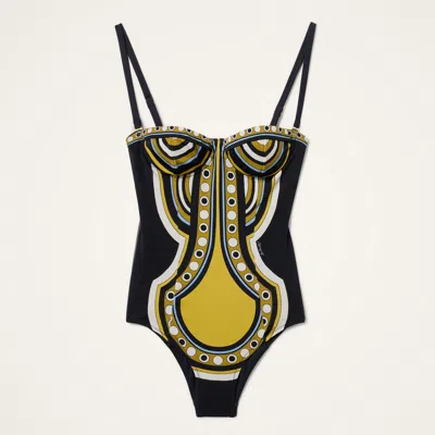 La Doublej Ursula Suit In Multi