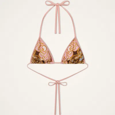 La Doublej Bikini Top In Multi