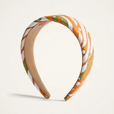 La Doublej Flat Headband In White