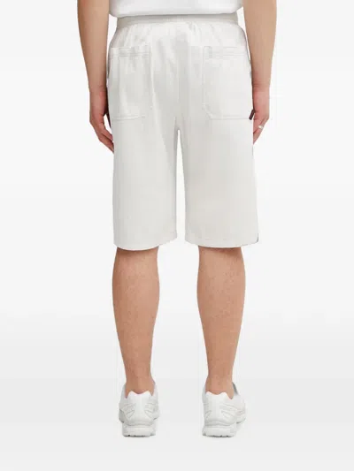 Gramicci Elasticated Logo-patch Shorts In White