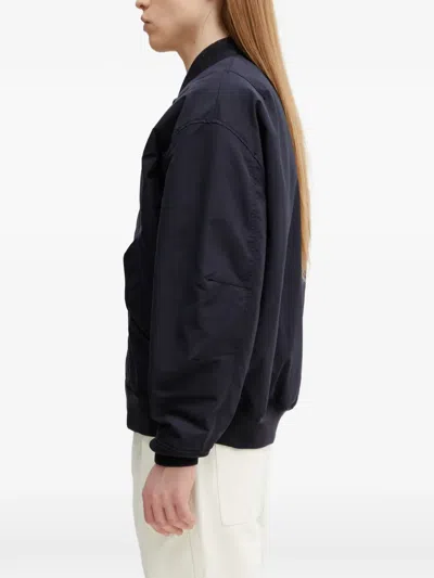 Lacoste Logo-patch Bomber Jacket In Multi
