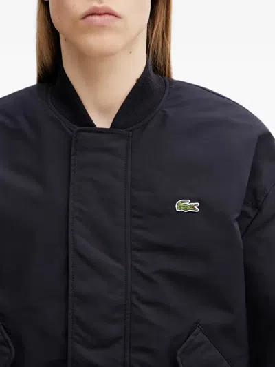 Lacoste Logo-patch Bomber Jacket In Multi