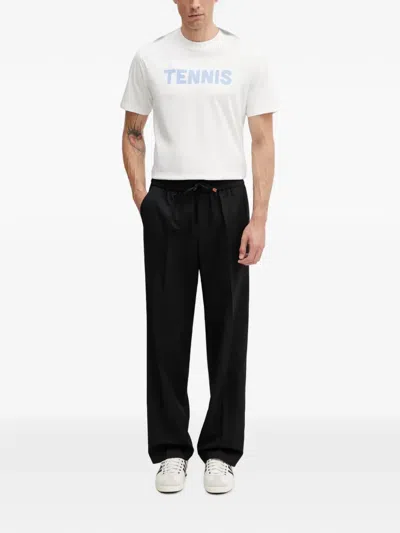 Lacoste Crew-neck Short-sleeve T-shirt In White