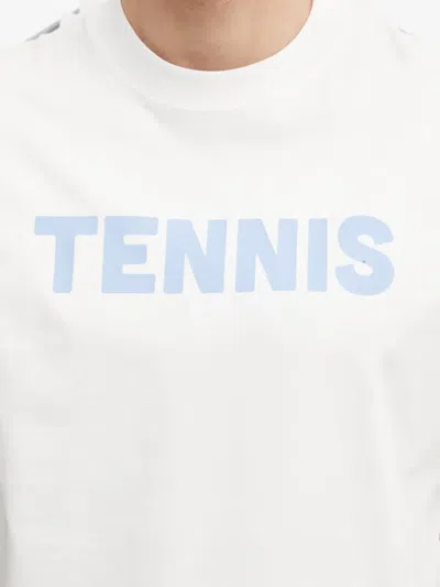 Lacoste Crew-neck Short-sleeve T-shirt In White