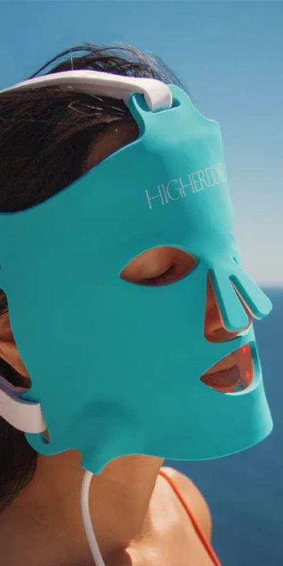 Higherdose Red Light Face Mask In Blue