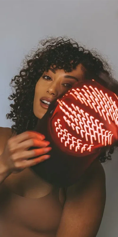 Higherdose Red Light Hat In Black