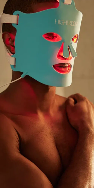 Higherdose Red Light Face Mask In Blue