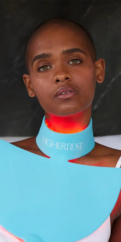 Higherdose Red Light Neck Enhancer In Blue