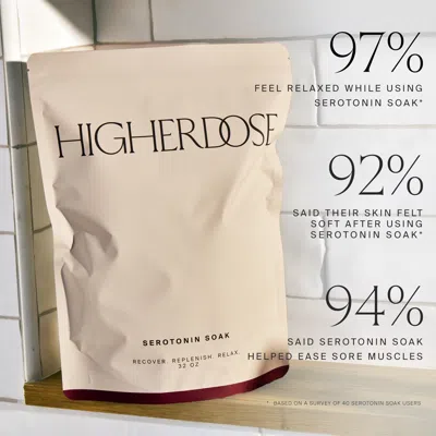 Higherdose Serotonin Soak Salt In White