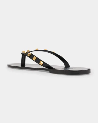 Valentino Garavani Black Cp Leather Sneakers In Multi