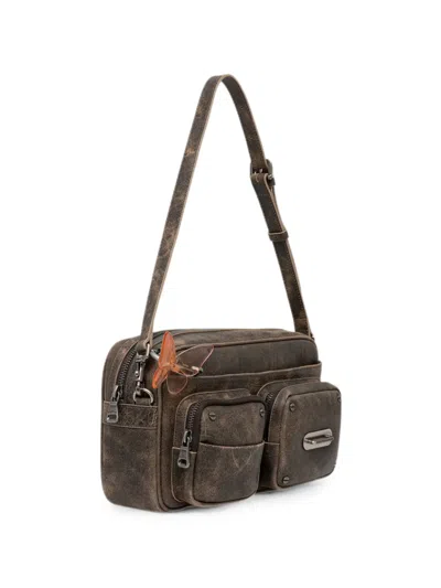 Andersson Bell Butterfly Multi-pocket Shoulder Bag In Brown