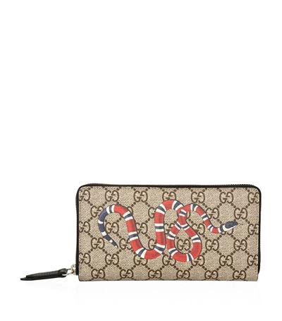 Shop Gucci Snake Logo Wallet