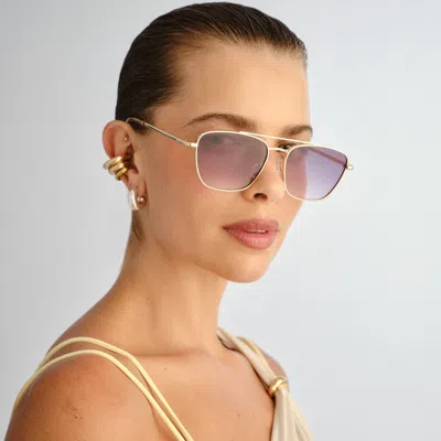 Le Specs Diametric Ii In Gold