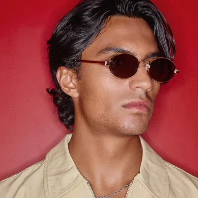 Le Specs Poseidon Deux In Brown