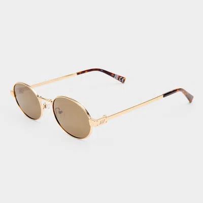 Le Specs Poseidon Deux In Brown