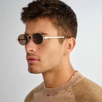 Le Specs Poseidon Deux In Brown