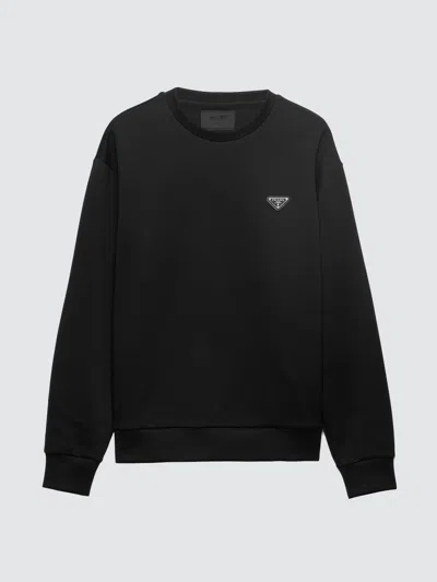 Prada Sweatshirt Men In Black