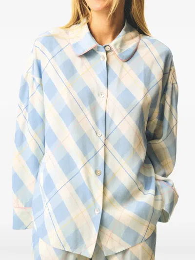Sleeper Pastelle Oversized Shirt In Blue