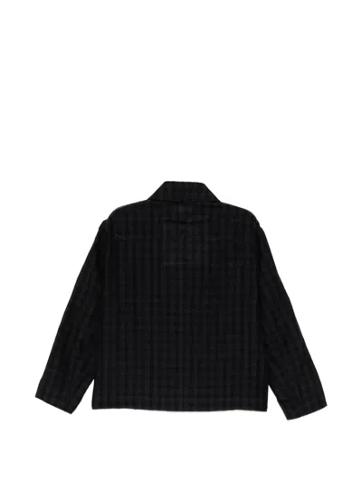 Toogood Magician Check-pattern Jacket In Black