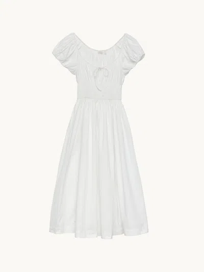 Doen Quinn Midi Dress In White