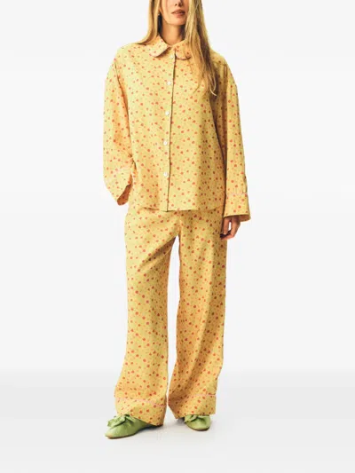 Sleeper Pastelle Oversized Shirt In Yellow
