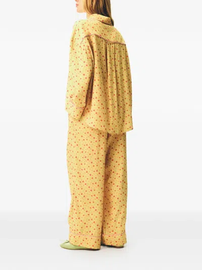 Sleeper Pastelle Oversized Shirt In Yellow