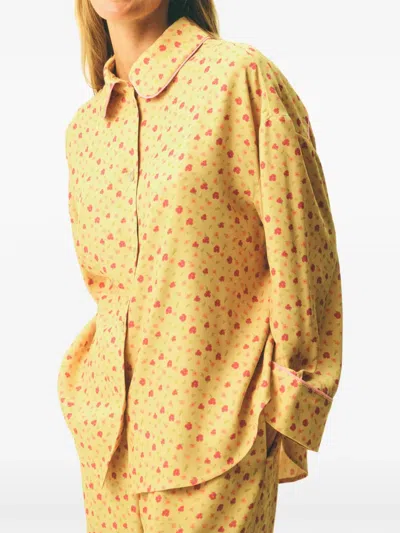 Sleeper Pastelle Oversized Shirt In Yellow