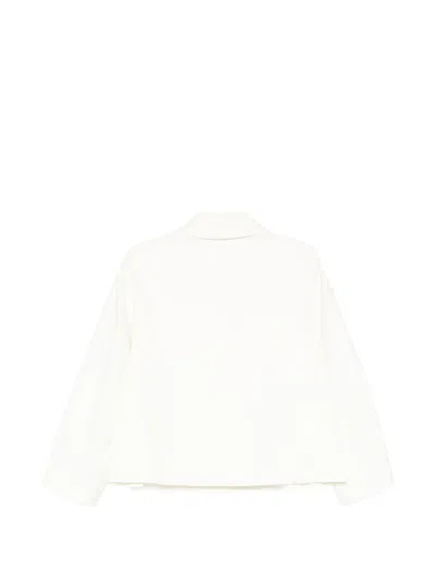 Forme D'expression Side-vent Caban Jacket In White