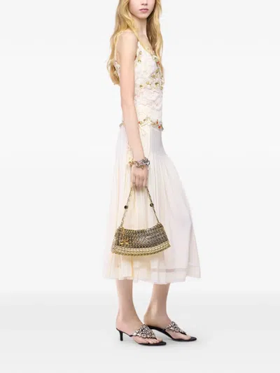 Rabanne Lace-embroidered Top In Multi