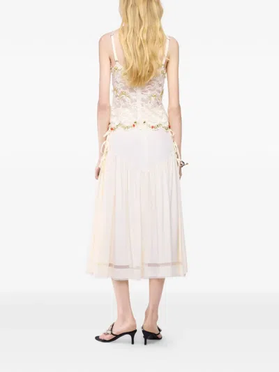 Rabanne Lace-embroidered Top In Multi
