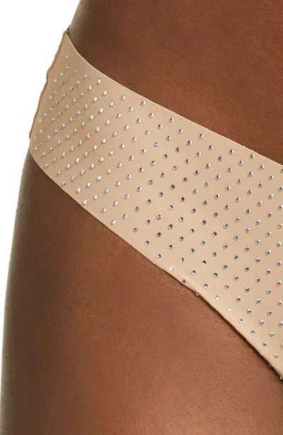 Commando Party Starter Crystal Thong In Neutral