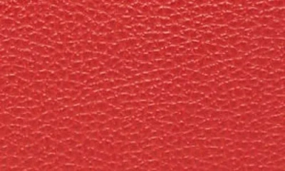 Longchamp Leather Wallet In Red