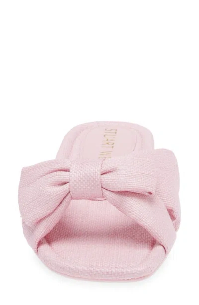Stuart Weitzman Sofia Slide Sandal In Pink
