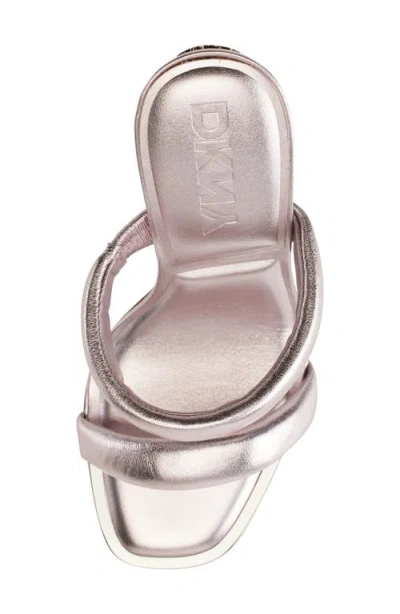 Dkny Metallic Sandal In Gold