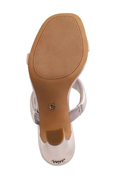 Dkny Metallic Sandal In Gold