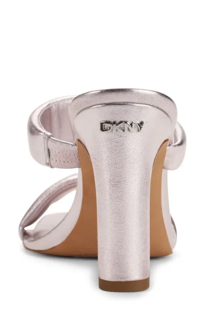 Dkny Metallic Sandal In Gold