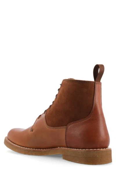 Taft The Douglas Plain Toe Boot In Brown