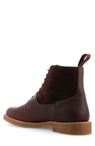 Taft The Douglas Plain Toe Boot In Brown