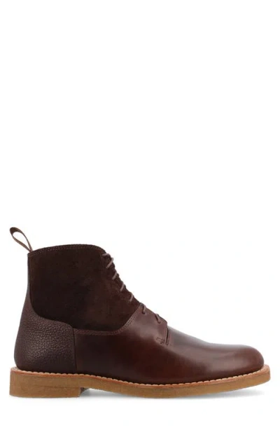 Taft The Douglas Plain Toe Boot In Brown