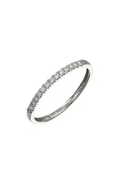 Bony Levy Diamond Stacking Ring In Silver