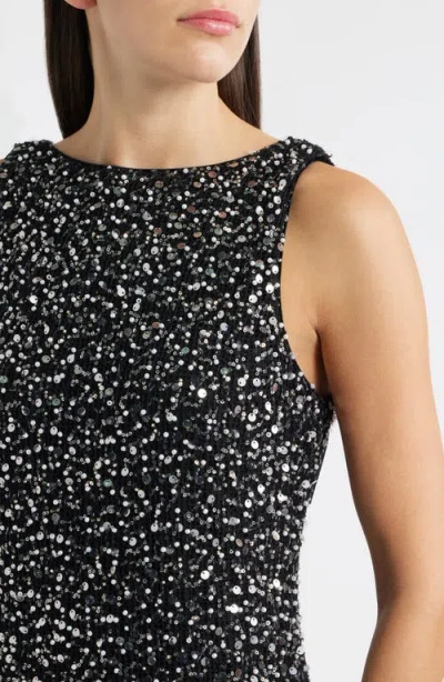 Saylor Kit Sequin Cocktail Minidress In Multi