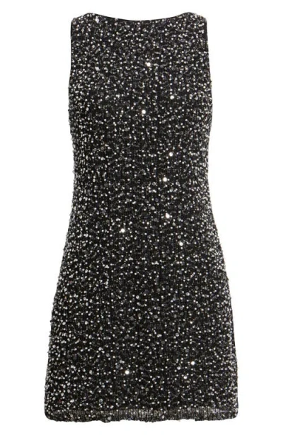 Saylor Kit Sequin Cocktail Minidress In Multi
